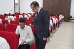 السيد عميد كلية الطب يتفقد سير الامتحان التقويمي للمرحلة السادسة والامتحانات النهائية للمرحلة الثانية